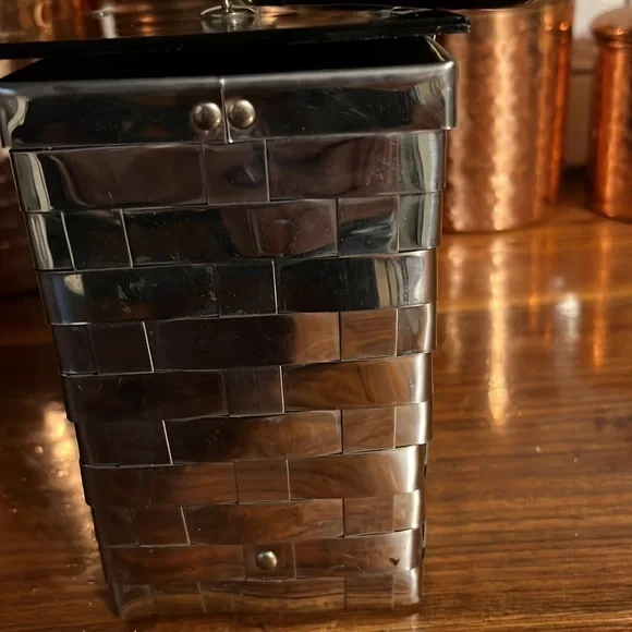 Vintage Dorset Rex fifth avenue bag from the 50s. Metal! Basket weave - Picture 4 of 15